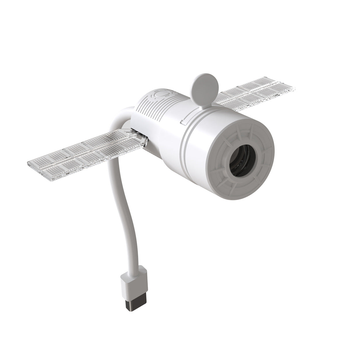 USB Star Projector Night Light, 360 Rotatable Space Satellite Galaxy Projection Lamp With Flexible Bendable USB Cable, LED Starry Sky Projector For Bedroom Living Room Home Party Decor, Kids Gift